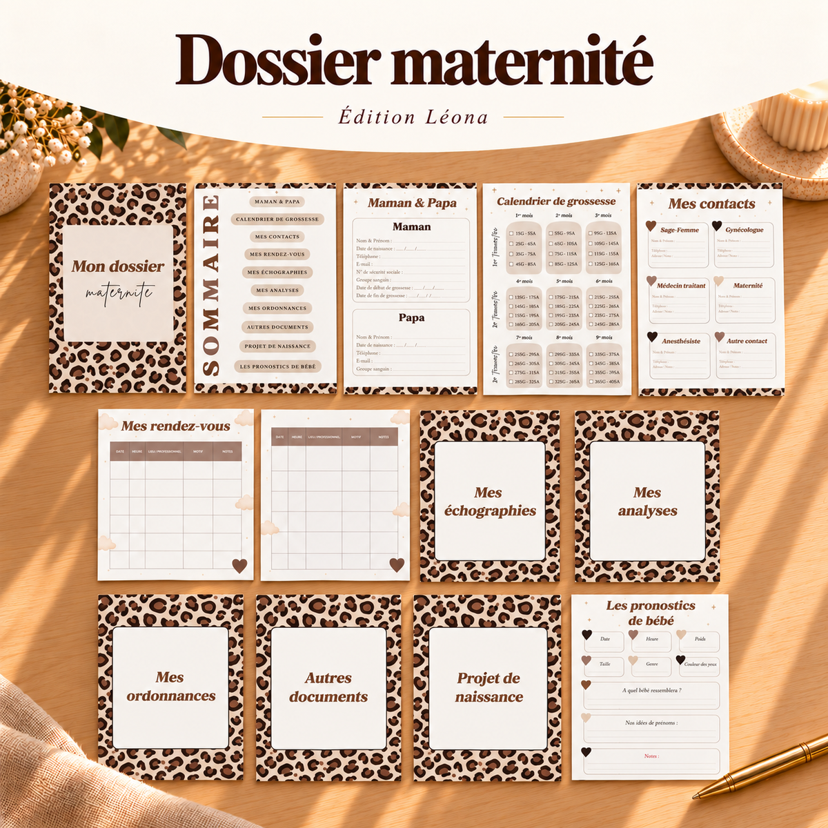 Pack Léona – Parcours PMA & Dossier maternité