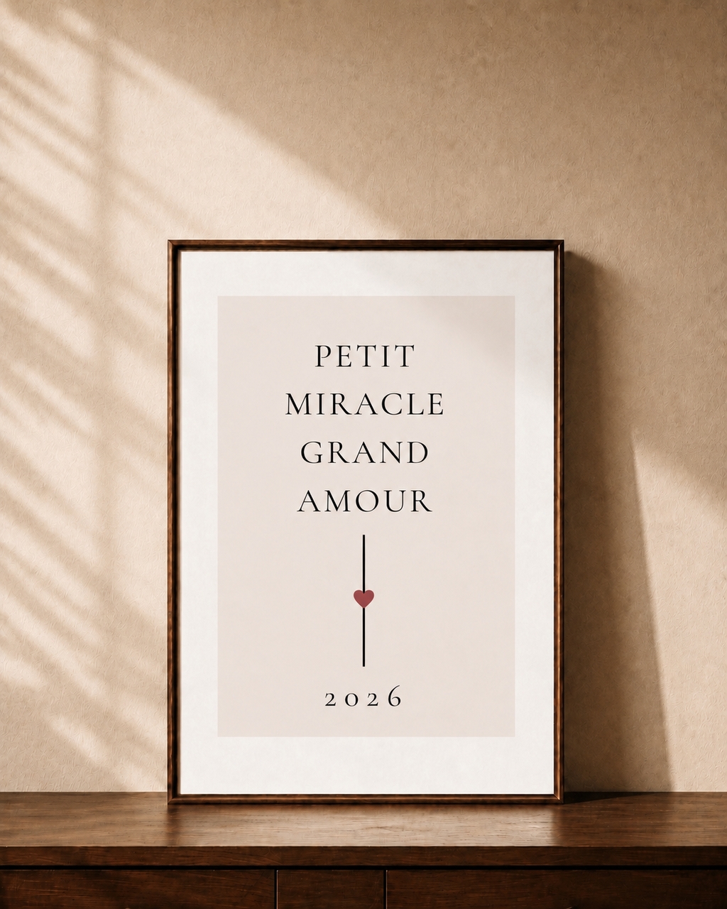 Petit miracle.