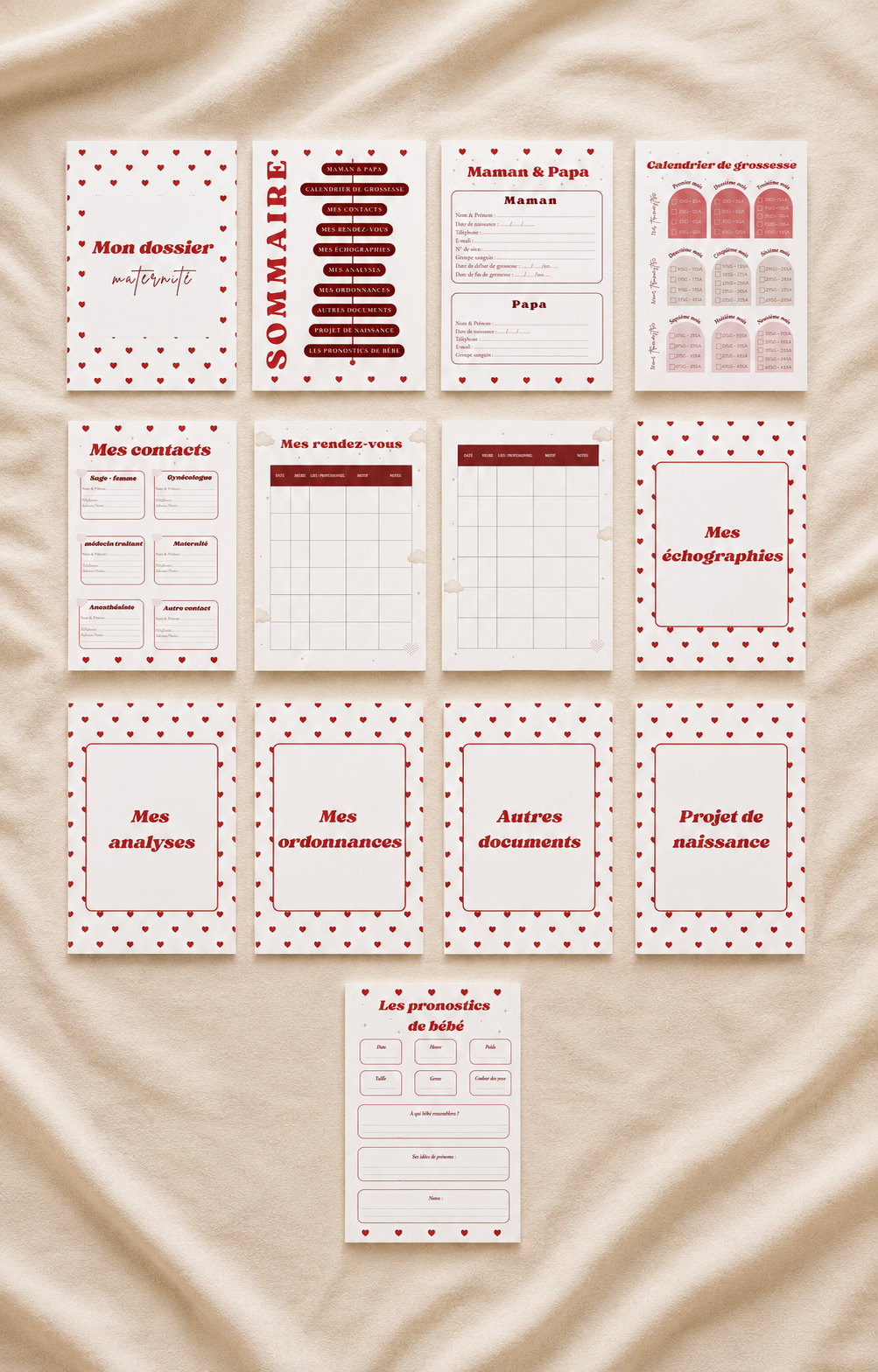 Dossier maternité - Édition Valentine